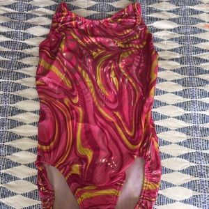 GK gymnastics leotard, size child large